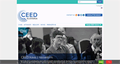 Desktop Screenshot of ceed-slovenia.org